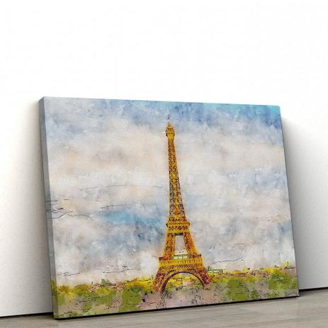 Quadro Decorativo 40x60cm Torre Eiffel II - Artplex Menor preço em Quadro Decorativo 40x60cm Torre Eiffel II - Artplex