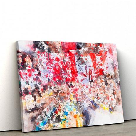 Quadro Decorativo 60x90cm Abstrato Drops Color - Artplex Menor preço em Quadro Decorativo 60x90cm Abstrato Drops Color - Artplex