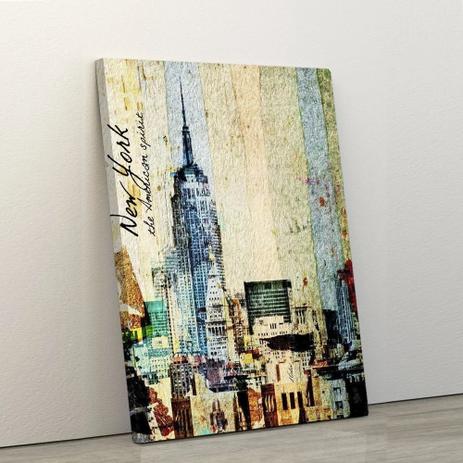 Quadro Decorativo 60x90cm Nova York IV - Artplex Menor preço em Quadro Decorativo 60x90cm Nova York IV - Artplex