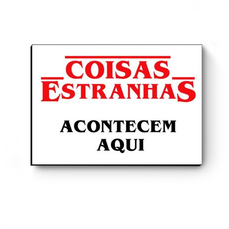 Quadro decorativo A4 Coisas Estranhas - Artgeek é boa?