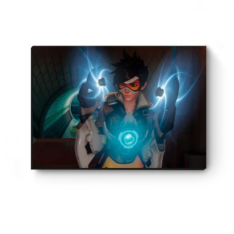 Quadro decorativo A4 Overwatch Tracee - Artgeek Menor preço em Quadro decorativo A4 Overwatch Tracee - Artgeek