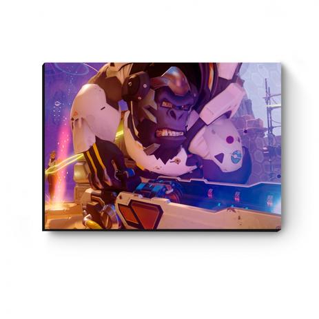 Quadro decorativo A4 Overwatch Winston - Artgeek Menor preço em Quadro decorativo A4 Overwatch Winston - Artgeek