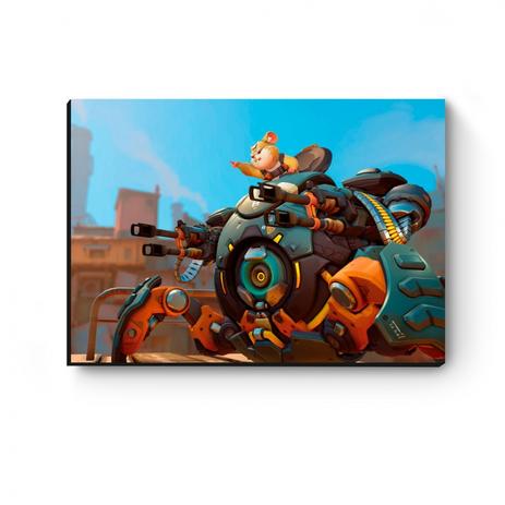 Menor preço em Quadro decorativo A4 Overwatch Wrecking Ball MOD 2 - Artgeek
