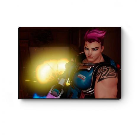 Quadro decorativo A4 Overwatch Zarya MOD 2 - Artgeek Menor preço em Quadro decorativo A4 Overwatch Zarya MOD 2 - Artgeek