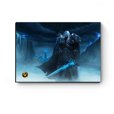 Quadro decorativo A4 World Of Warcraft Arthas I - Artgeek Menor preço em Quadro decorativo A4 World Of Warcraft Arthas I - Artgeek