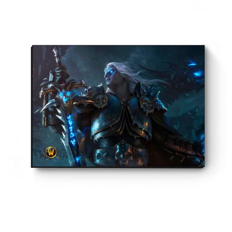 Quadro decorativo A4 World Of Warcraft Arthas II - Artgeek Menor preço em Quadro decorativo A4 World Of Warcraft Arthas II - Artgeek