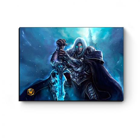 Quadro decorativo A4 World Of Warcraft Arthas III - Artgeek é boa?