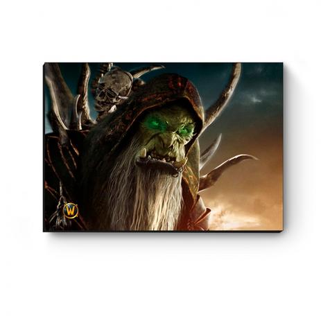 Quadro decorativo A4 World Of Warcraft Guldan III - Artgeek Menor preço em Quadro decorativo A4 World Of Warcraft Guldan III - Artgeek