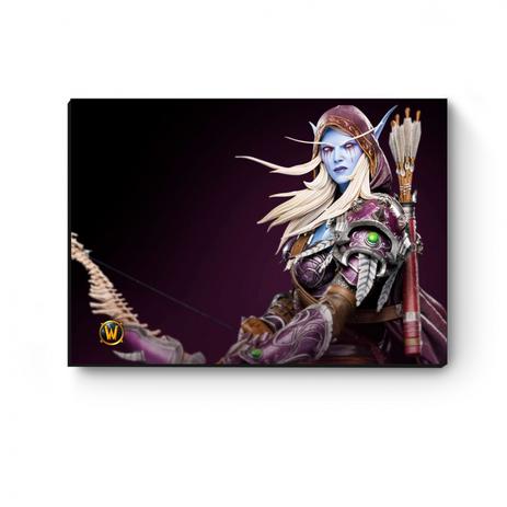 Quadro decorativo A4 World Of Warcraft Sylvanas I - Artgeek Menor preço em Quadro decorativo A4 World Of Warcraft Sylvanas I - Artgeek