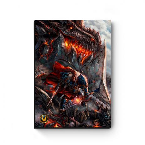Quadro decorativo A4 World Of Warcraft Varian IV - Artgeek Menor preço em Quadro decorativo A4 World Of Warcraft Varian IV - Artgeek