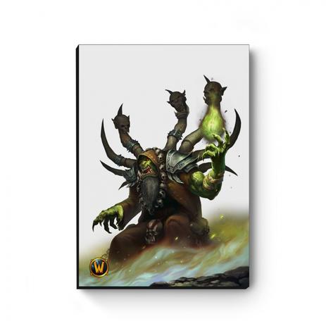 Quadro decorativo A5 World Of Warcraft Guldan I - Artgeek Menor preço em Quadro decorativo A5 World Of Warcraft Guldan I - Artgeek