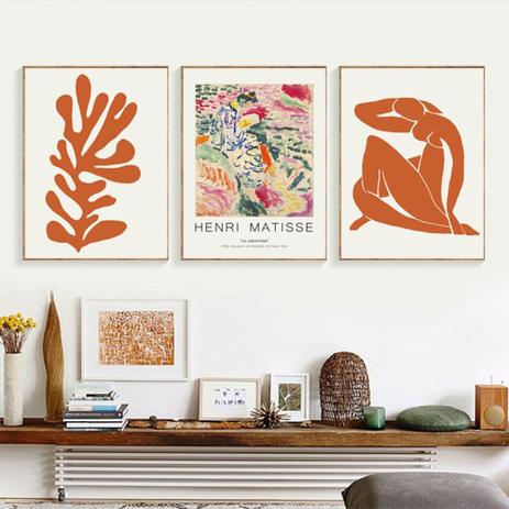 Quadro decorativo Abstrato henri matisse linha figura arte - NEYRAD Menor preço em Quadro decorativo Abstrato henri matisse linha figura arte - NEYRAD