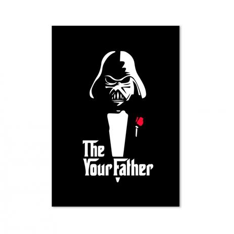 Quadro decorativo alumínio HD Darth Vader - Artgeek Menor preço em Quadro decorativo alumínio HD Darth Vader - Artgeek