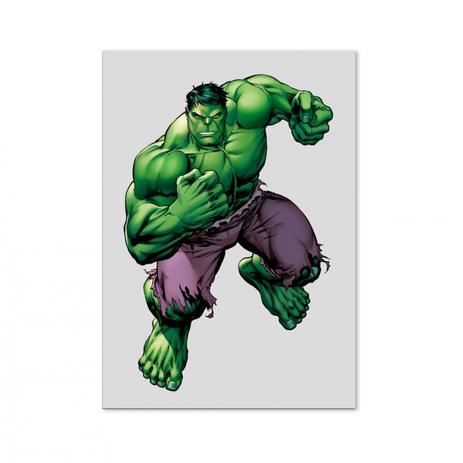 Quadro decorativo aluminio HD Hulk - Artgeek Menor preço em Quadro decorativo aluminio HD Hulk - Artgeek