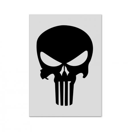 Quadro decorativo aluminio HD Justiceiro 2 - Artgeek Menor preço em Quadro decorativo aluminio HD Justiceiro 2 - Artgeek