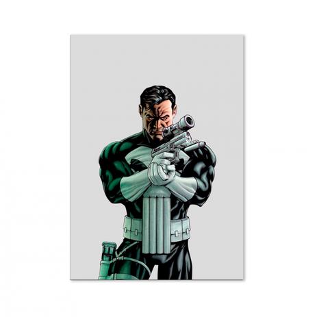 Quadro decorativo aluminio HD Justiceiro 3 - Artgeek Menor preço em Quadro decorativo aluminio HD Justiceiro 3 - Artgeek