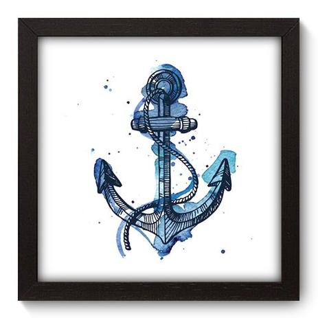 Quadro Decorativo - Ancora - 22cm x 22cm - 029qdkp - Allodi Menor preço em Quadro Decorativo - Ancora - 22cm x 22cm - 029qdkp - Allodi