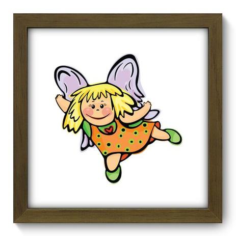 Quadro Decorativo - Anjinha - 22cm x 22cm - 033qdbm - Allodi Menor preço em Quadro Decorativo - Anjinha - 22cm x 22cm - 033qdbm - Allodi