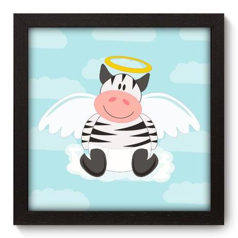 Quadro Decorativo - Anjinho Zebra - 22cm x 22cm - 018qdbp - Allodi Menor preço em Quadro Decorativo - Anjinho Zebra - 22cm x 22cm - 018qdbp - Allodi