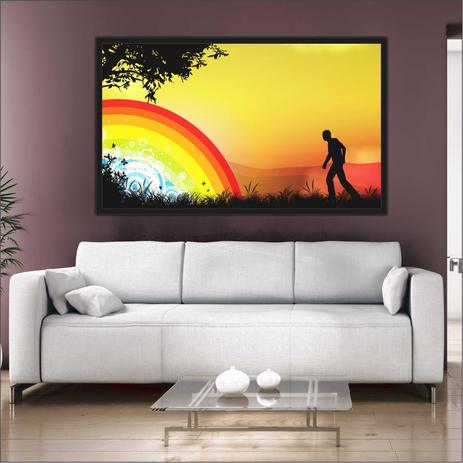 Quadro Decorativo Arte Moderna Abstrato Salas Escritórios Consultórios Com Moldura TT30 - Vital é boa?