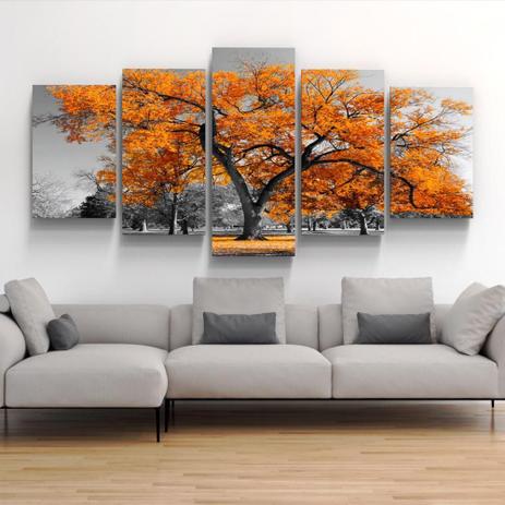 Quadro Decorativo Arvore Paisagem Botânico Planta Folhagem Conjunto 5 Sala Quarto Parede - Toque Pop Menor preço em Quadro Decorativo Arvore Paisagem Botânico Planta Folhagem Conjunto 5 Sala Quarto Parede - Toque Pop