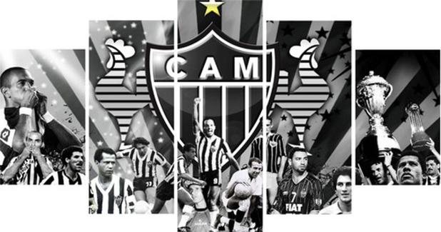 Quadro Decorativo Atletico Mineiro Galo Futebol Mineirao Decorestudio Quadro Decorativo Magazine Luiza