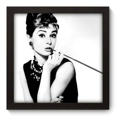 Quadro Decorativo - Audrey Hepburn - 22cm x 22cm - 014qdhp - Allodi Menor preço em Quadro Decorativo - Audrey Hepburn - 22cm x 22cm - 014qdhp - Allodi