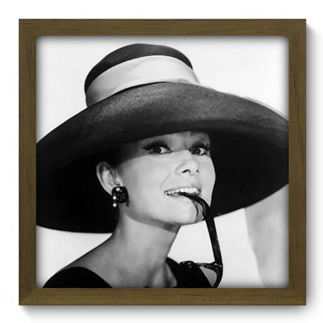 Quadro Decorativo - Audrey Hepburn - 33cm x 33cm - 006qdhm - Allodi Menor preço em Quadro Decorativo - Audrey Hepburn - 33cm x 33cm - 006qdhm - Allodi