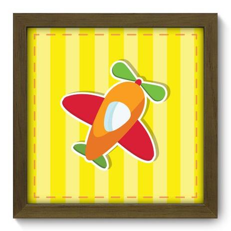 Quadro Decorativo - Avião - 22cm x 22cm - 026qdbm - Allodi Menor preço em Quadro Decorativo - Avião - 22cm x 22cm - 026qdbm - Allodi