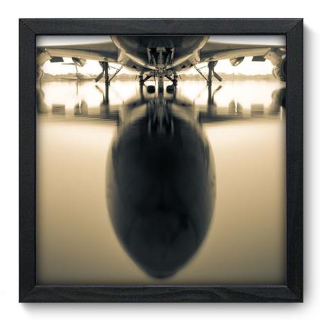 Quadro Decorativo - Avião - 33cm x 33cm - 003qndbp - Allodi Menor preço em Quadro Decorativo - Avião - 33cm x 33cm - 003qndbp - Allodi