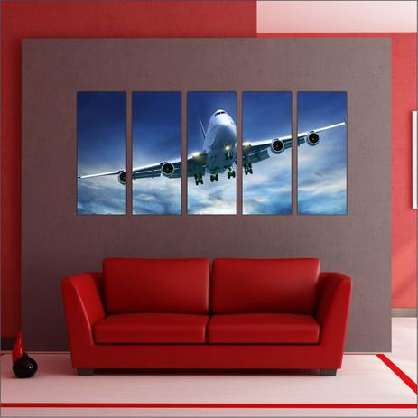 Quadro Decorativo Avião Decoração Salas Interiores Mosaico - Vital quadros do brasil Menor preço em Quadro Decorativo Avião Decoração Salas Interiores Mosaico - Vital quadros do brasil