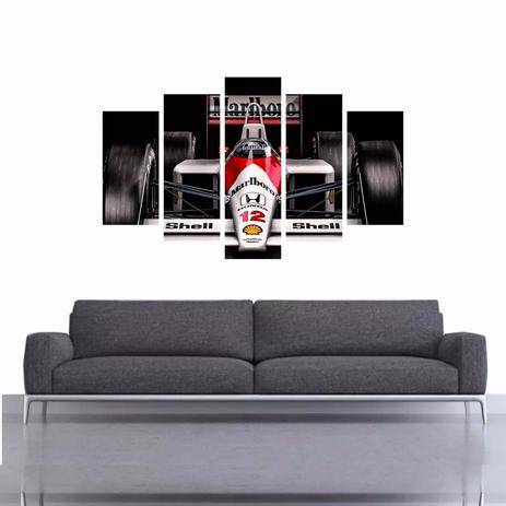 Quadro Decorativo Ayrton Senna Card Vermelho 114x65 - Quadros mais Menor preço em Quadro Decorativo Ayrton Senna Card Vermelho 114x65 - Quadros mais
