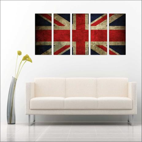 Quadro Decorativo Bandeira Da Inglaterra Mosaico Com 5 Peças GG1 - Vital quadros do brasil Menor preço em Quadro Decorativo Bandeira Da Inglaterra Mosaico Com 5 Peças GG1 - Vital quadros do brasil