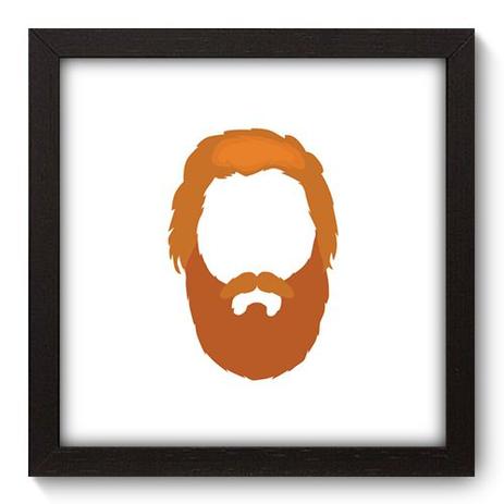 Quadro Decorativo - Barba - 22cm x 22cm - 381qddp - Allodi Menor preço em Quadro Decorativo - Barba - 22cm x 22cm - 381qddp - Allodi