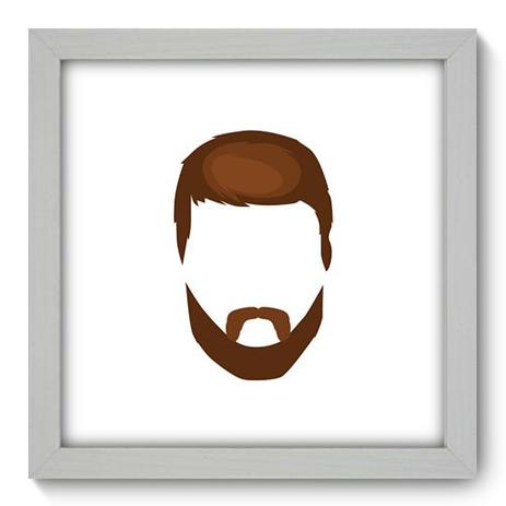 Quadro Decorativo - Barba - 22cm x 22cm - 382qddb - Allodi Menor preço em Quadro Decorativo - Barba - 22cm x 22cm - 382qddb - Allodi