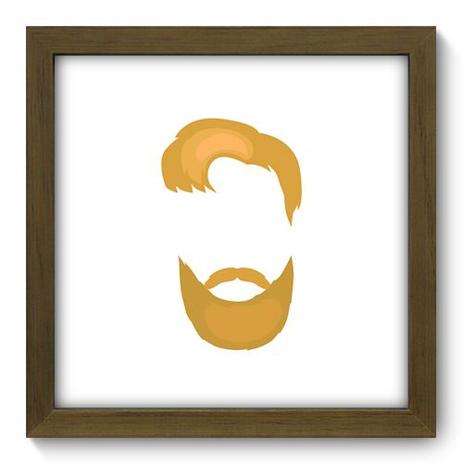 Quadro Decorativo - Barba - 22cm x 22cm - 383qddm - Allodi Menor preço em Quadro Decorativo - Barba - 22cm x 22cm - 383qddm - Allodi