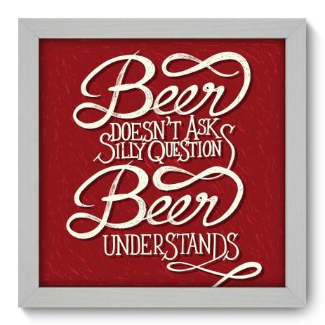 Quadro Decorativo - Beer - 22cm x 22cm - 008qdrb - Allodi Menor preço em Quadro Decorativo - Beer - 22cm x 22cm - 008qdrb - Allodi
