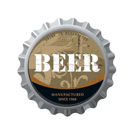 Quadro Decorativo Beer Tampa - Stalo Menor preço em Quadro Decorativo Beer Tampa - Stalo
