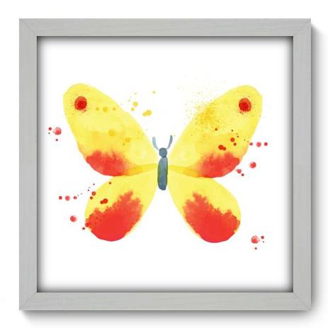 Quadro Decorativo - Borboleta - 33cm x 33cm - 153qdsb - Allodi Menor preço em Quadro Decorativo - Borboleta - 33cm x 33cm - 153qdsb - Allodi