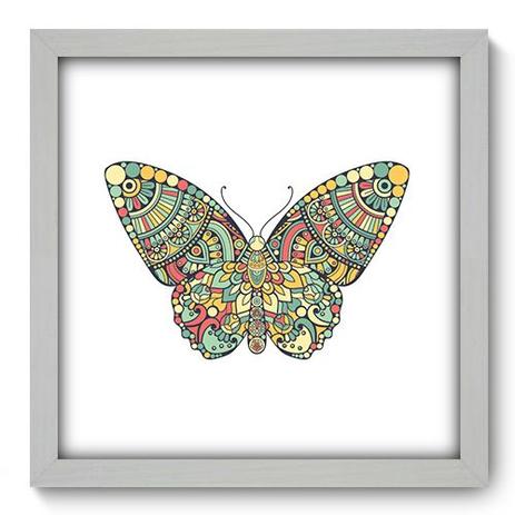 Quadro Decorativo - Borboleta - 33cm x 33cm - 218qdsb - Allodi Menor preço em Quadro Decorativo - Borboleta - 33cm x 33cm - 218qdsb - Allodi