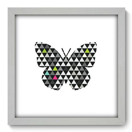 Quadro Decorativo - Borboleta - 33cm x 33cm - 250qdsb - Allodi Menor preço em Quadro Decorativo - Borboleta - 33cm x 33cm - 250qdsb - Allodi