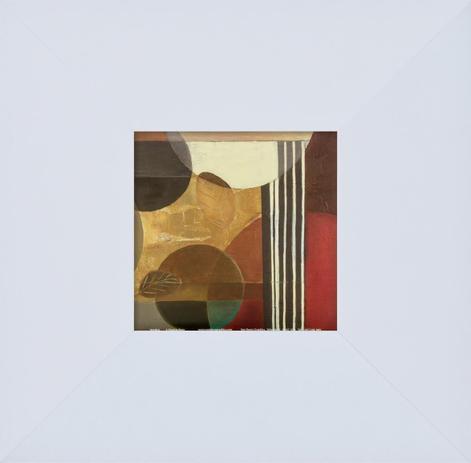 Quadro Decorativo Branco Abstrato Folhas 30x30cm - Decore pronto Menor preço em Quadro Decorativo Branco Abstrato Folhas 30x30cm - Decore pronto
