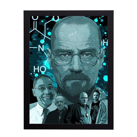 Quadro Decorativo Breaking Bad Met 33x45cm - Cantaki Menor preço em Quadro Decorativo Breaking Bad Met 33x45cm - Cantaki