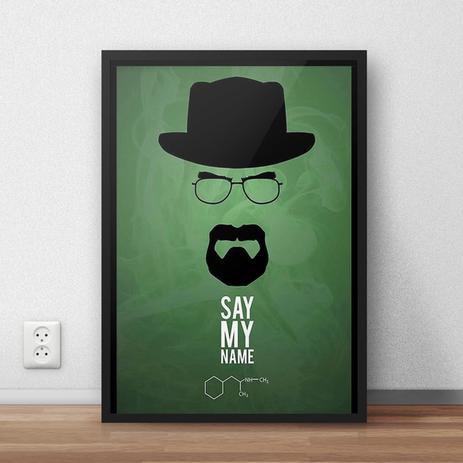 Quadro Decorativo Breaking Bad - Verde - Carmélia personalizados Menor preço em Quadro Decorativo Breaking Bad - Verde - Carmélia personalizados