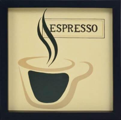 Quadro Decorativo Café Expresso 30x30cm - Decore pronto é boa?