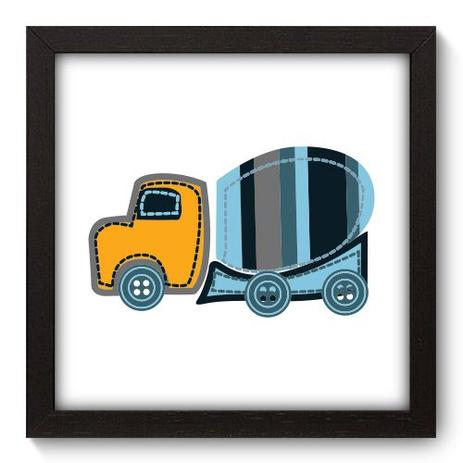 Quadro Decorativo - Caminhão - 22cm x 22cm - 005qdbp - Allodi Menor preço em Quadro Decorativo - Caminhão - 22cm x 22cm - 005qdbp - Allodi