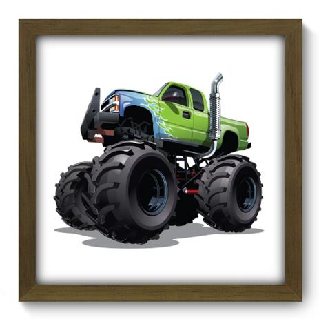 Quadro Decorativo - Caminhão Monstro - 33cm x 33cm - 046qdim - Allodi Menor preço em Quadro Decorativo - Caminhão Monstro - 33cm x 33cm - 046qdim - Allodi