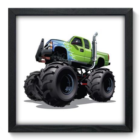 Quadro Decorativo - Caminhão Monstro - 33cm x 33cm - 046qdip - Allodi Menor preço em Quadro Decorativo - Caminhão Monstro - 33cm x 33cm - 046qdip - Allodi