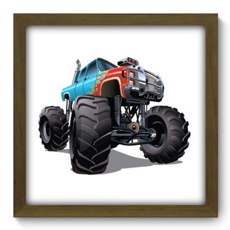 Quadro Decorativo - Caminhão Monstro - 33cm x 33cm - 047qdim - Allodi Menor preço em Quadro Decorativo - Caminhão Monstro - 33cm x 33cm - 047qdim - Allodi