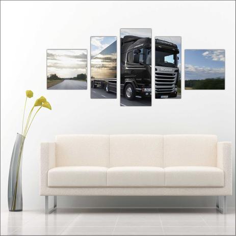 Quadro Decorativo Caminhão Mosaico Decoração Com 5 Peças TT3 - Vital Menor preço em Quadro Decorativo Caminhão Mosaico Decoração Com 5 Peças TT3 - Vital
